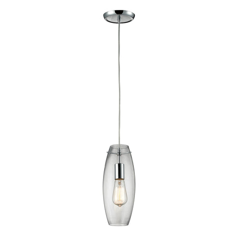 Menlow Park 1 Light Pendant In Polished Chrome