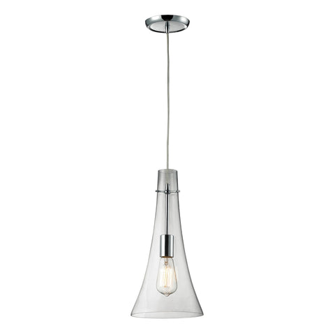 Menlow Park 1 Light Pendant In Polished Chrome