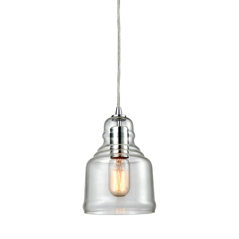 Menlow Park 1 Light Pendant In Polished Chrome