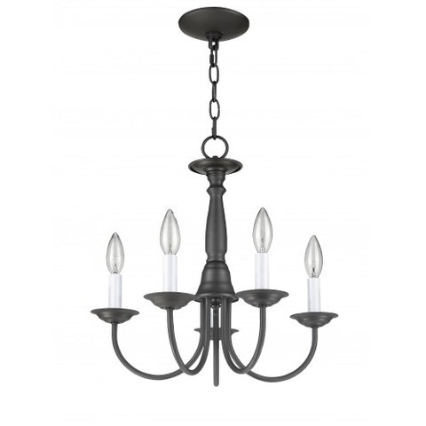 Livex Lighting Home Basics 5 Light Bronze Chandelier