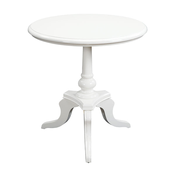 White Chapel Table With Gloss White Finish