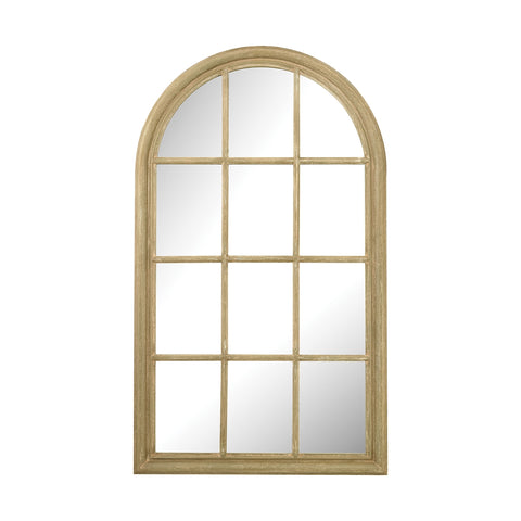Arched Window Pane Mirror