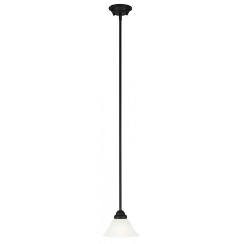 Livex Lighting Coronado 1 Light Bronze Mini Pendant