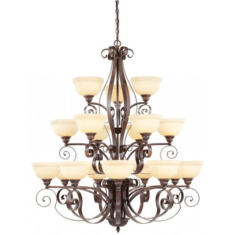 Livex Lighting Manchester 18 Light Imperial Bronze Chandelier