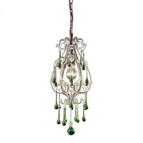 Opulence 1 Light Pendant Frame In Rust