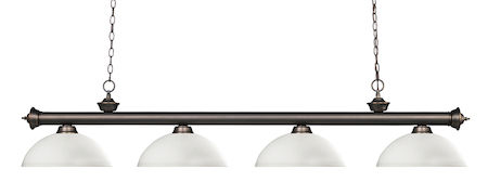 Z-Lite Riviera 4 Light Billiard Light 200-4OB-DMO14