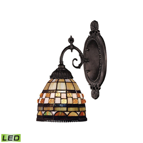 Mix-N-Match 1 Light LED Wall Sconce In Classic Bronze