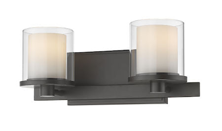 Z-Lite Schema 2 Light Vanity 1918-2V-BRZ-LED