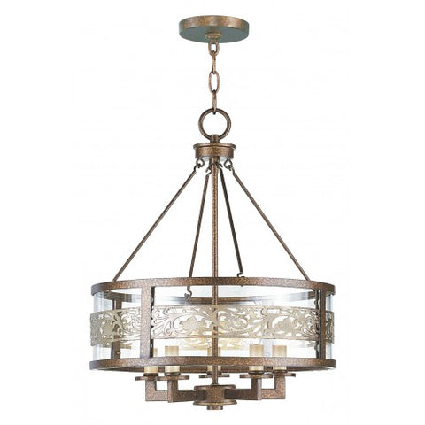 Livex Lighting Waverly 5 Light PBZ Chandelier