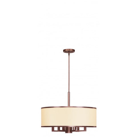 Livex Lighting Park Ridge 7 Light Vintage Bronze Chandelier