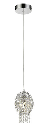 Z-Lite Nabul 1 Light Mini Pendant 889CH-5MP