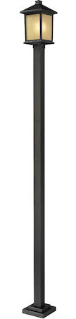 Z-Lite Holbrook Outdoor Post Light 537PHB-536P-ORB