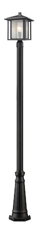 Z-Lite Aspen 1 Light Outdoor 554PHB-519P-BK
