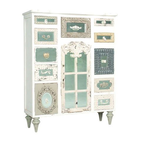 Mirror Mosaic Tall Chest