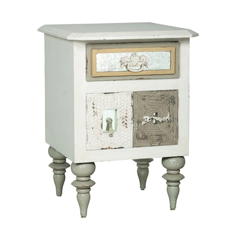 Mirror Mosaic Side Chest