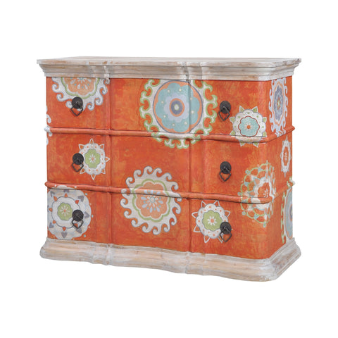 Harmony Chest In Mottled Tangerine