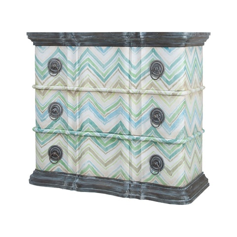 Harmony Classic Chest In Waterfront Grey Stain No.4 And White Wash