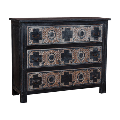 Champagne Gold 3 Drawer Chest