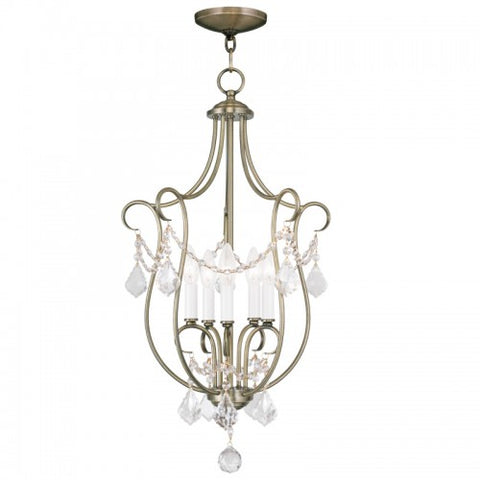 Livex Lighting Chesterfield Foyer or Grand Chandelier 6436-01