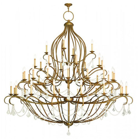 Livex Lighting Chesterfield Foyer or Grand Chandelier & Grand Chandelier 6457-48