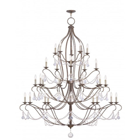 Livex Lighting Chesterfield 30 Light VBR Chandelier