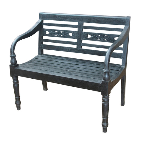 Folger Bench In Restoration Black