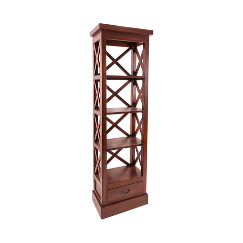 Galloway Shelves In Mahogany Stain Finish