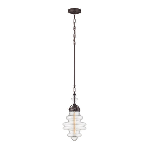 Gramercy 1 Light Pendant In Oil Rubbed Bronze