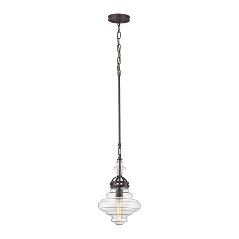 Gramercy 1 Light Pendant In Oil Rubbed Bronze