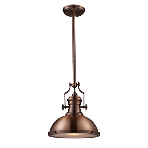 Chadwick 1 Light Pendant In Antique Copper