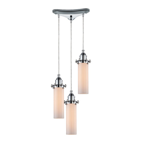 Fulton 3 Light Pendant In Polished Chrome