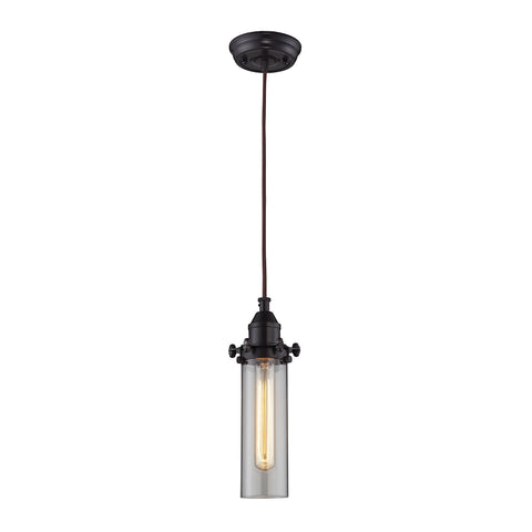 Fulton 1 Light Pendant In Oil Rubbed Bronze