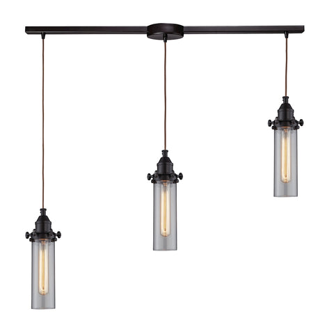 Fulton 3 Light Pendant In Oil Rubbed Bronze