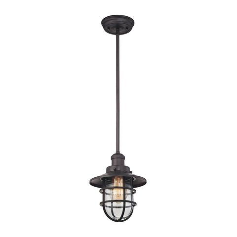 Seaport 1 Light Pendant In Oil Rubbed Bronze