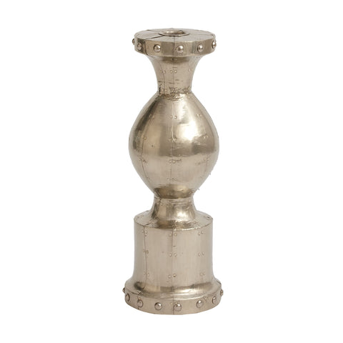 Baron Candleholder In Royal German Silver - Small