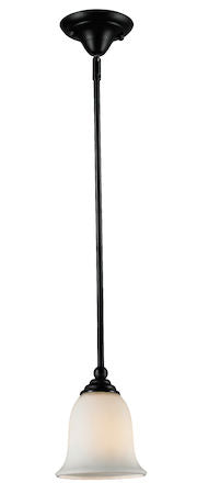 Z-Lite Lagoon 1 Light Mini Pendant 702MP-BRZ