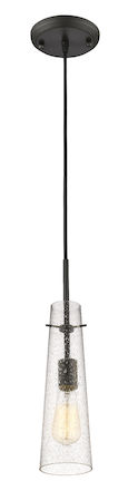 Z-Lite Monte 1 Light Mini Pendant 188MP-BRZ