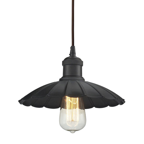 Corrine 1 Light Pendant In Oil Rubbed Bronze