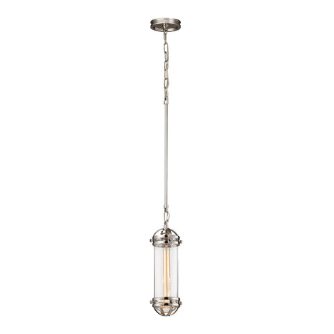 Gramercy 1 Light Pendant In Polished Nickel
