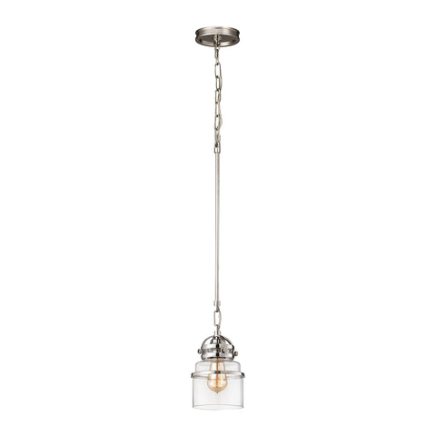 Gramercy 1 Light Pendant In Polished Nickel