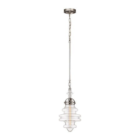 Gramercy 1 Light Pendant In Polished Nickel