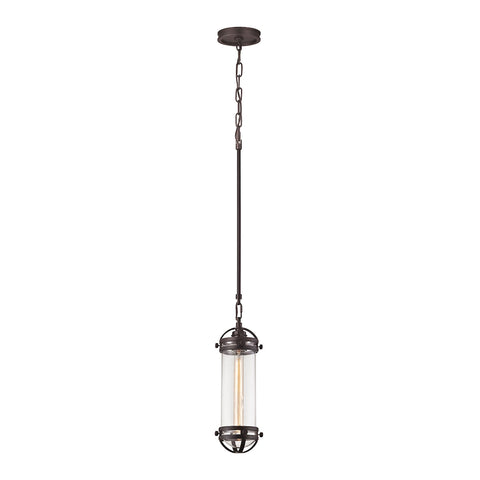 Gramercy 1 Light Pendant In Oil Rubbed Bronze
