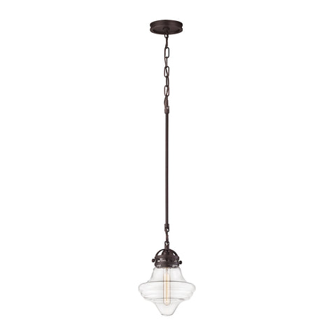 Gramercy 1 Light Pendant In Oil Rubbed Bronze