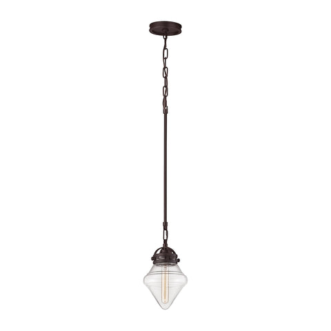 Gramercy 1 Light Pendant In Oil Rubbed Bronze