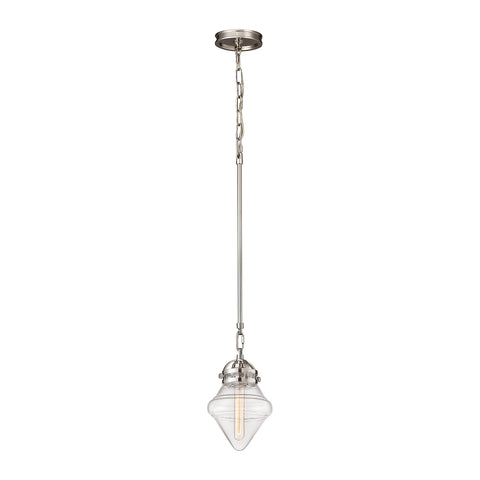 Gramercy 1 Light Pendant In Satin Nickel