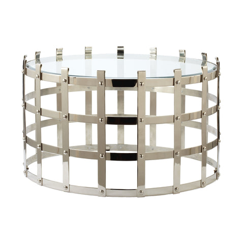 Metal Strap Coffee Table