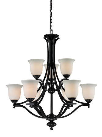 Z-Lite Lagoon 9 Light Chandelier 702-9-BRZ