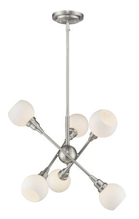 Z-Lite Tian 6 Light Pendant 616-6C-BN-LED