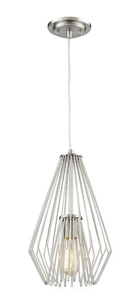 Z-Lite Quintus 1 Light Mini Pendant 442MP-BN