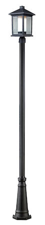 Z-Lite Mesa Outdoor Post Light 523PHB-519P-BK